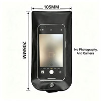 Pochette anti-photo pour téléphone avec fermeture magnétique, protection de la vie privée, prévention de l'imagerie, housse de protection pour téléphone portable pour concerts et laboratoires