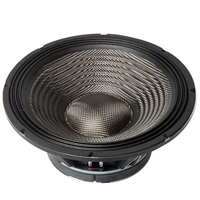 Subwoofer professionnel d'usine 18 pouces 2000-4000W haute puissance avec cône en carbone, impédance 8 ohms pour des performances de basses supérieures