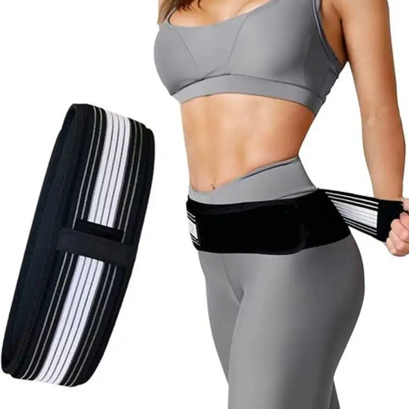 Adjustable Sport Waist Support Belt Sacroiliac SI Joint Hip Belt Lower Back Support-Hip Sciatica Pain Relief Pelvic Support