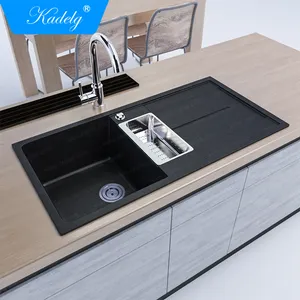 Modern Design Kitchen Used 1.5 Bowl Quartz Sink Granite Kitchen Sink