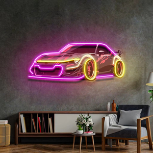 Letrero de Neón Personalizado con Estampado UV de Neón para Niños, Decoración Artística de Pared para Club de Coche, Tienda de Negocios, Regalo de Cumpleaños - Product Image 6