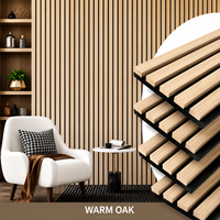 Panneaux muraux acoustiques écologiques en chêne imperméable WPC ignifuges insonorisants NRC 0.8 Panneau mural acoustique contemporain pour hôtel