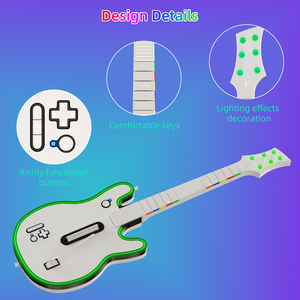 Không dây đa-nền tảng Guitar điều khiển cho <span class=keywords><strong>PS4</strong></span>/PS3/PC trò chơi phụ kiện RGB đèn hoàn hảo cho gia đình bên trò chơi kinh nghiệm - Product Image 4