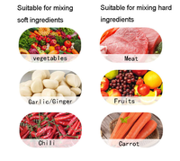 Mini-hachoir électrique portable 300W en plastique pour aliments, hachoir à viande, mélangeur, appareil ménager français – Approvisionnement direct usine