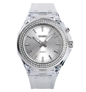 original brand skmei 1553 large dial watches silicone jelly watches