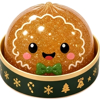 Boîte mystère de Noël Squishy en forme de boulette, cadeau fantaisie anti-stress, article de fête et objet de collection pour les fêtes