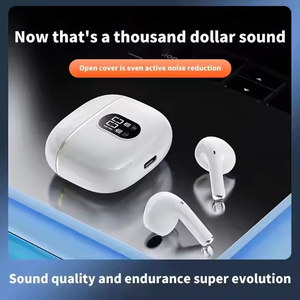Écouteurs intra-auriculaires sans fil avec affichage numérique, commande tactile, étanchéité IPX4, son surround Hi-Fi, faible latence pour BT 5.3 Type-C - Product Image 5