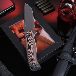 Cuchillo de Hoja Fija Multiusos Portátil para Exteriores, Venta al Por Mayor de Fábrica <span class=keywords><strong>Sanrenmu</strong></span>, Cuchillo Profesional para Bushcraft - Product Image 1