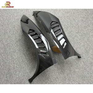 Guardabarros Delantero de Fibra de Carbono Estilo Vorstein para Lambo Huracan LP580 LP610 EVO Performante, Piezas de Carrocería 2014-2018 - Product Image 2