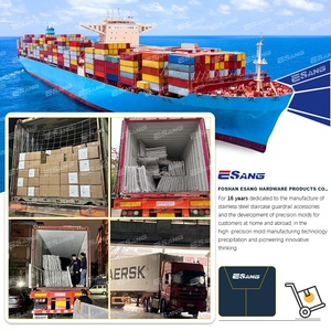 ESANG 야외 발코니 계단 난간 갑판 난간 시스템 와이어 로프 난간 포스트 스테인레스 스틸 케이블 난간 하드웨어 - Product Image 5