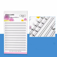 Bande adhésive réutilisable en plastique pour extensions de cils, pour le rangement des bouquets préfabriqués et des cils volume, et comme bande adhésive pour faux cils