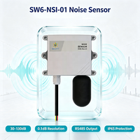 Capteur de bruit haute précision SW6NSI01 RS485 Modbus RTU Sonomètre étanche IP65 pour atelier, trafic et construction