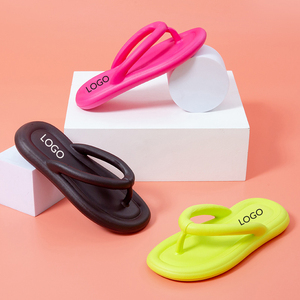 Soft Thick Sole EVA Waterproof Anti-Slip Flip Flops <strong>Women</strong> Summer <strong>Beach</strong> Slides Comfortable Outdoor Casual <strong>Shoes</strong> Factory Wholesale - Product Image 1