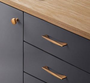 WEKIS Furniture Hardware Fittings Zinc Antique European Style <b>Door</b> Handles Brushed Gold Cabinet Hardware for Drawers & Dressers - Product Image 1