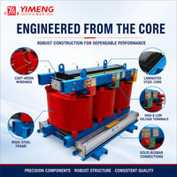Transformateur à résine coulée YIMENG 630 kVA triphasé 10 kV vers 400 V, type sec