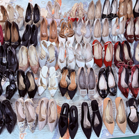 Sepatu Hak Tinggi Kulit Bekas Berkualitas dari Betterchina, Pabrik Sepatu Wanita Musim Panas Ukay, Barang Bekas Bersih