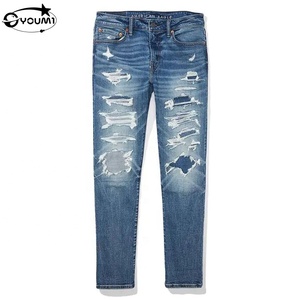 <span class=keywords><strong>Jeans</strong></span> Denim Neri da <span class=keywords><strong>Uomo</strong></span> a <span class=keywords><strong>Vita</strong></span> <span class=keywords><strong>Bassa</strong></span>, Slim Fit, Bootcut, a Zampa d'Elefante, Distressed, Vintage, con Effetto Cerato, Personalizzabili, per Commercio all'Ingrosso - Product Image 1