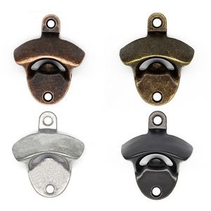 Abridor de Botellas de Cerveza y Vino de Aleación de Zinc, Estilo Antiguo, Color Negro y Plateado, para Montar en la Pared, Venta al Por Mayor CY - Product Image 6