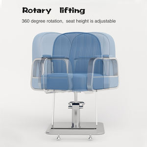 Meubles de salon de luxe, fauteuil de barbier doré, meubles de salon de coiffure, fauteuil de coiffure professionnel - Product Image 3