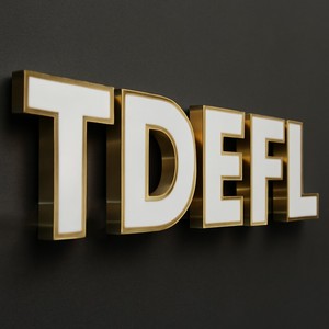 Tùy chỉnh LED 3D kinh doanh dấu hiệu quảng cáo với dạ quang logo công ty LED dấu hiệu thư - Product Image 2