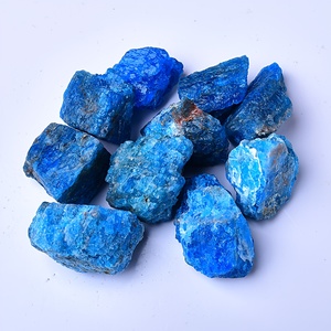 Piedras de Apatita Azul Natural al por Mayor, Gemas en Bruto a Granel para Pulido y Joyería, Regalo Ideal para Enamorados - Product Image 1