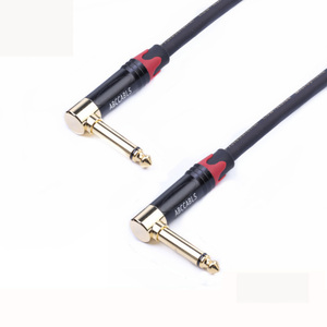Jinsanhu alta calidad Golden Audio guitarra instrumento de música Audio Cable <span class=keywords><strong>Jack</strong></span> <span class=keywords><strong>RCA</strong></span> 6,35 6,3 6,25 Rohs CE conector Accesorios - Product Image 1