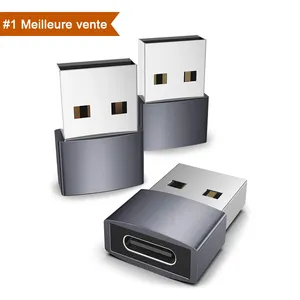 Adaptador USB C tipo C hembra USB A macho Convertisseur para cargador <span class=keywords><strong>iphone</strong></span> 11 <span class=keywords><strong>12</strong></span> 13 14 Apple Watch <span class=keywords><strong>AirPods</strong></span> Jack Adaptador tipo C - Product Image 1