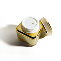 Contenants givrés personnalisés argentés or, pots de crème, bouteilles de luxe pour emballage de cosmétiques, ensemble de bouteilles de lotion en verre pour soins de la peau