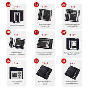 Customized Vip Elegant Promotion <b>Gift</b> Set Business Office Stationery Notebook <b>Gift</b> Set With Mouse Vacuum Mug Cooperate <b>Gift</b> Set - Product Image 2