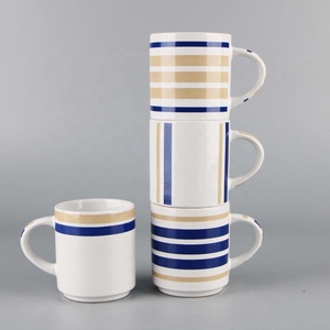 Sin cubierta carta en inglés de leche de avena desayuno café con manija inicio pequeño fresco taza de vidrio - Product Image 6