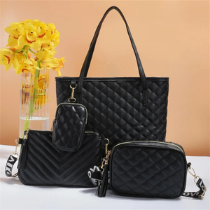 Sac fourre-tout de luxe inspiré des sacs à main de créateurs, en PU, avec fermeture éclair et logo, pour femmes, collection 2025 – Vente chaude - Product Image 2