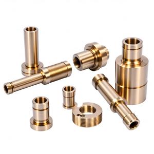 Precision Custom <strong>CNC</strong> Milling Machining Service <strong>CNC</strong> Lathe Turning Parts <strong>Brass</strong> Shaft Fabrication - Product Image 1