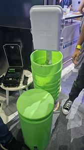 Cáp sợi quang màu xanh lá cây hộp bảo vệ với hộp và 1x16 sợi quang Splitter - Product Image 4