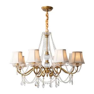 Lampada a Sospensione per Camera da Letto Stile Americano Moderno Retrò Creativo <span class=keywords><strong>Paralume</strong></span> per Casa Illuminazione LED Sospesa Finitura <span class=keywords><strong>Oro</strong></span> Lussuosa per Soggiorno - Product Image 6