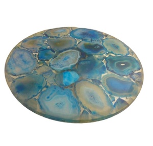 Support à gâteau en Agate marron naturel, plateau décoratif, meilleures ventes, 2019 - Product Image 6