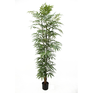 <span class=keywords><strong>Pas</strong></span> <span class=keywords><strong>cher</strong></span> 6 pieds de haut 180CM 3 troncs grande vraie touche Faux feuilles de soie <span class=keywords><strong>artificielle</strong></span> Fernleaf <span class=keywords><strong>plante</strong></span> de <span class=keywords><strong>bambou</strong></span> pour la décoration intérieure extérieure - Product Image 2