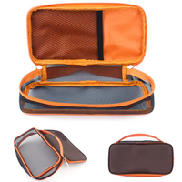 Sac de rangement pour camping en plein air, trousse de maquillage de voyage, sac de rangement portable pour pique-nique et barbecue, sac de rangement pour vaisselle, sac de drainage d'eau