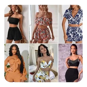 Chemises d'occasion neuves, assorties, en polyester/coton, vêtements d'été pour adultes - Product Image 4