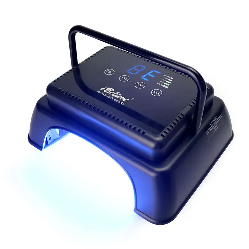 IBelieve Professional 64ワットRechargeable Portable The LED UV Lamp Nail Gel Light
