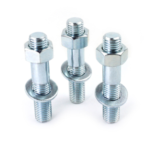 Boulons à <span class=keywords><strong>goujon</strong></span> de haute qualité <span class=keywords><strong>Din</strong></span> <span class=keywords><strong>939</strong></span> boulon à <span class=keywords><strong>goujon</strong></span> fileté à double extrémité en acier revêtement de zinc boulons à <span class=keywords><strong>goujon</strong></span> filetés à double extrémité M10 à M16 - Product Image 3