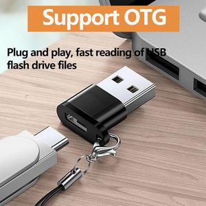Convertidor de adaptador de cable de cargador SYONG tipo <span class=keywords><strong>C</strong></span> a <span class=keywords><strong>USB</strong></span> a hembra a macho, compatible con carga y transferencia de datos para ordenador portátil, teléfono móvil, PC - Product Image 2