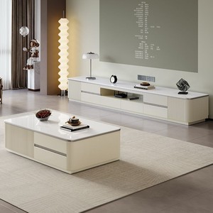 Mueble Moderno para <span class=keywords><strong>TV</strong></span> con Marco de Madera de Lujo, Unidad de Gabinete para <span class=keywords><strong>TV</strong></span> Gris de Diseño Sencillo, Juego de Soporte de <span class=keywords><strong>TV</strong></span> de Lujo Ligero para Sala de Estar - Product Image 3