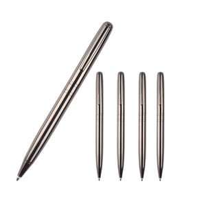 ปากกาลูกลื่นโลหะสีเทาเงินคุณภาพสูงขายดี โปรโมชั่นพิเศษ - Product Image 1