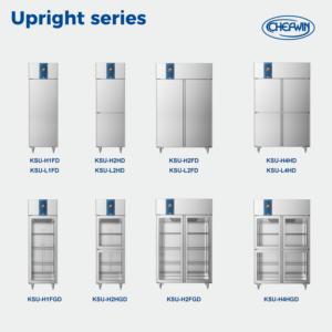 Réfrigérateur commercial vertical à porte simple KSC-H1D avec dégivrage automatique et contrôle numérique de la température KSU-H1FD Commercial Singl - Product Image 6