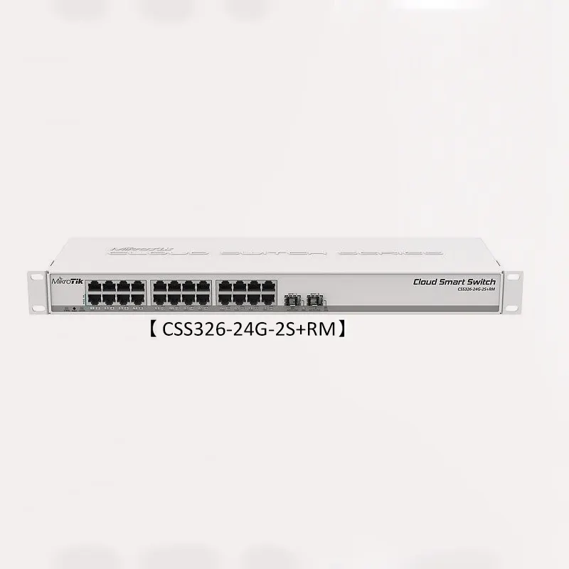 Conmutador Gigabit Ethernet Mikrotik de 24 puertos, dos puertos SFP +, 2 puertos, 2 puertos, RM