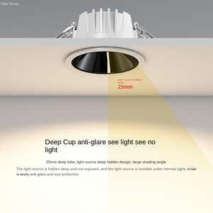 Downlight LED Inteligente de 5W-24W, RGB Integrado, Atenuación de Color Completo, con Recorte de 90mm, Clasificación IP65, para Hogar y Oficina - Product Image 3