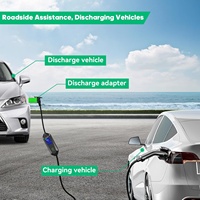 V2L GBT Déchargeur Adaptateur Prise Véhicule Côté BYD Zeekr MG EV Décharge Mâle 16A 3.5KW