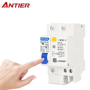 ANTIER RCBO 残留電流遮断器 1P+N 4P+N PVモーター電力分配 4.5kA OEM - Product Image 1