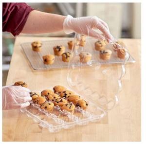 Su misura <span class=keywords><strong>24</strong></span> vano Mini contenitore <span class=keywords><strong>Cupcake</strong></span> Mini muffin scatole con coperchio a cupola incernierato di alta qualità 12 vano contenitore - Product Image 4
