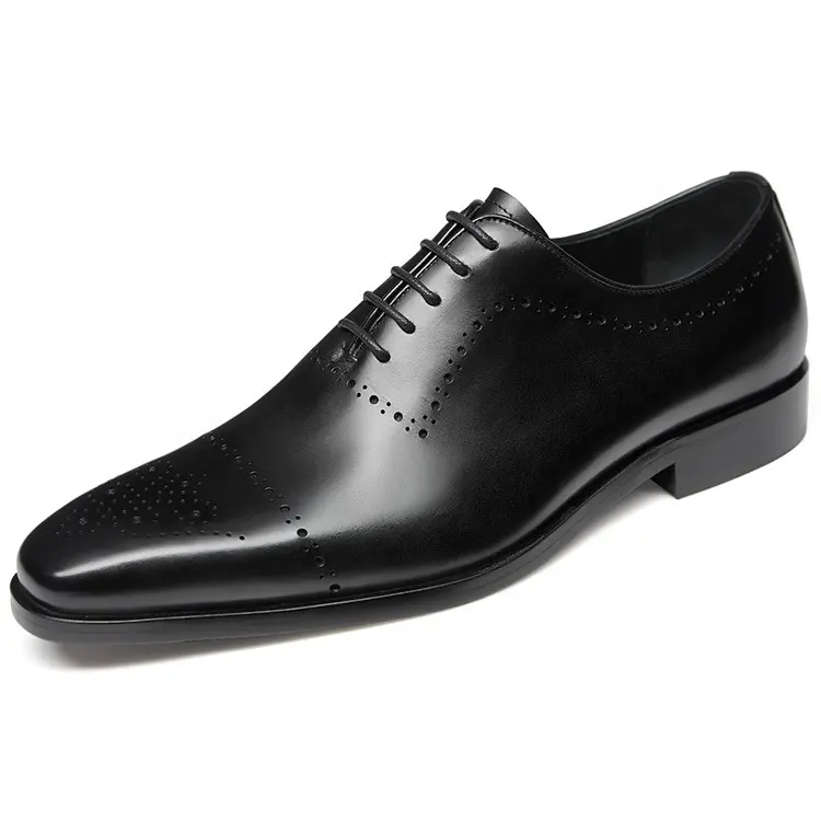 Hot Selling Fashion Men Shoes Formal Breathable Genuine Leather Oxford Shoes Business British Fashion Brand Shoes Men